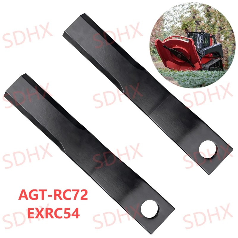 Mhanewv Skid Steer Brush Cutter Cutting Blades，For Forestry Machinery AGT-RC72