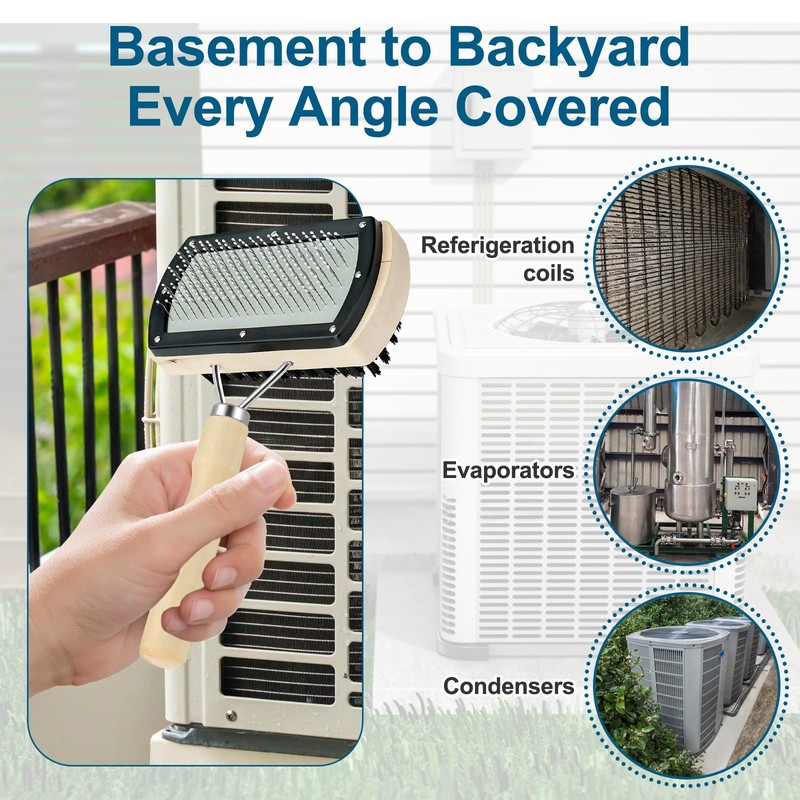 Cenipar Air Conditioner Coil Cleaning Brush Kits - Double Sided