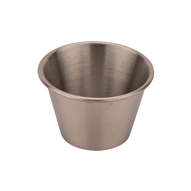 2.75" Round Stainless Steel 4 oz. Condiment Cup, Clipper Mill