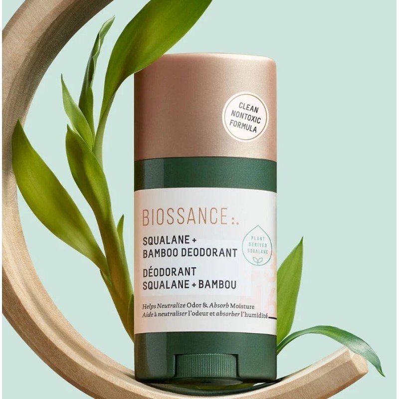 Biossance 4-Pack Biossance Squalane + Bamboo Deodorant, 50g -
