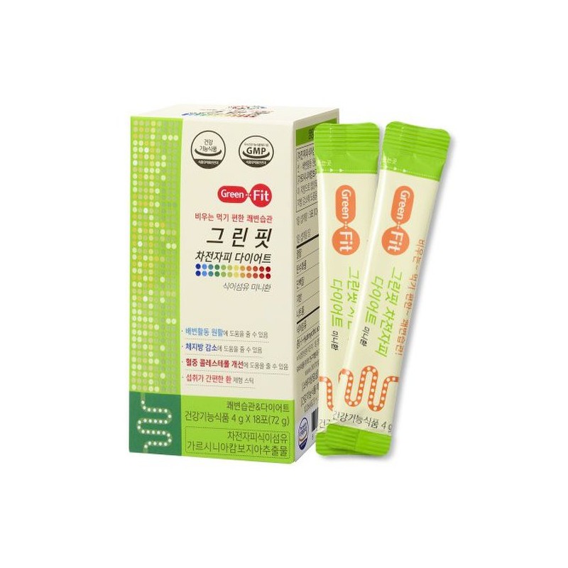 그린핏 차전자피 다이어트 3box 먹기 편한 쾌변습관 , 식이섬유환 Greenfit