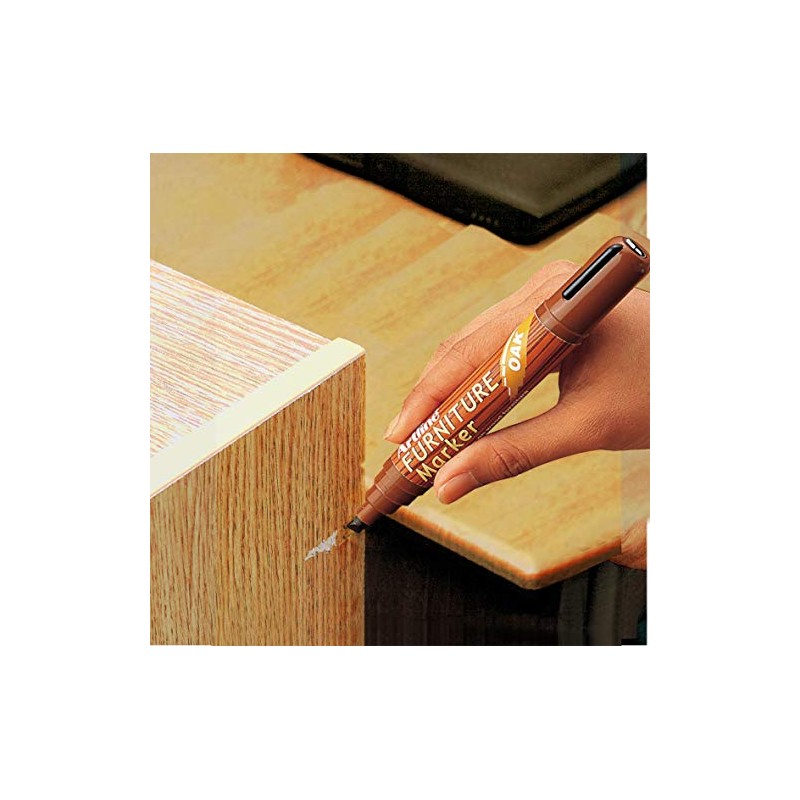 artline Oak Furniture Marker Pen - Touches Up Scratches