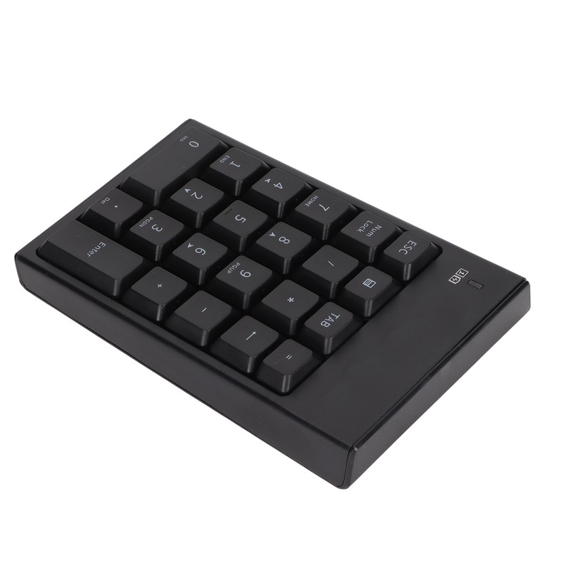 Number Pad 2.4GHz Wireless 22 Keys Delay Free Portable Black