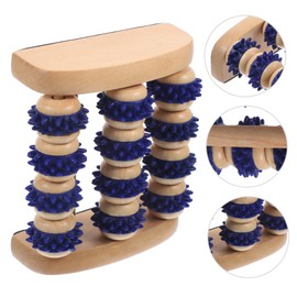 HAPINARY Hand Foot Leg Roller Wood Massage Roller for Foot Portable Massager for Circulation Fatigue