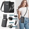 Women Small Crossbody Cell Phone Bag, RFID Blocking Shoulder Handbag
