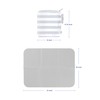 Ubbi Ubbi Portable Changing Mat with Gray and White Storage