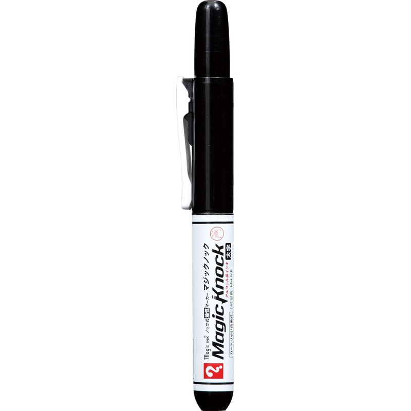 Teranishi Chemical MKFP-3-T1 Magic Knock, Broad, Black, 3-Pack