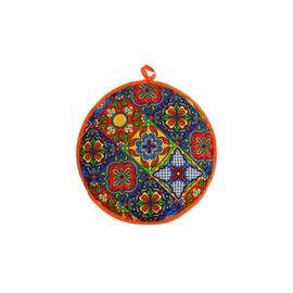 IMUSA 12in Cloth Tortilla Warmer, Talavera