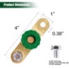 CZC AUTO Battery Quick Disconnect Switch Side Post Battery Shut/Cut
