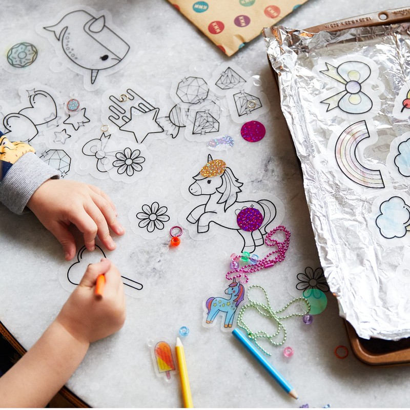 Kit di gioielli per bambini moderni e termoretraibili per bambini