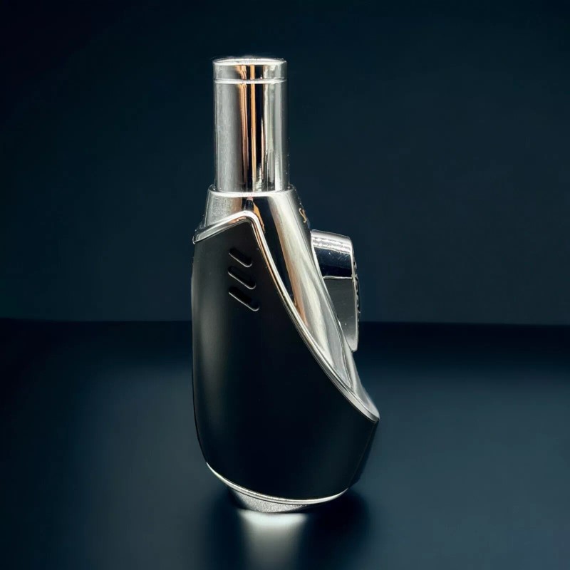 Scorch Torch Lighter Single Flame Modern 61546 - Gray