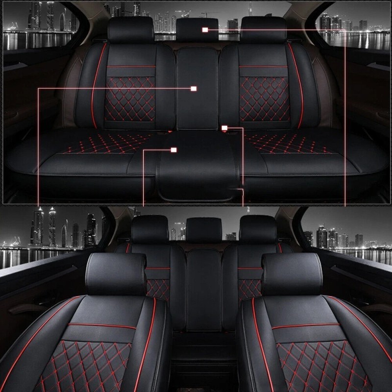Geartronics For Toyota RAV4 Front+Rear Car Seat Covers 5-Seats Protector