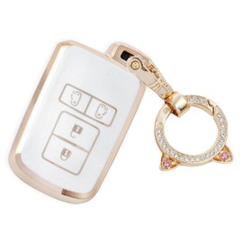 ZANEKO Noah 80 Series Voxy 80 Series Key Case Compatible Toyota Esquire Alphard Vellfire 30 Series Sienta Key Cover, white (white 1)