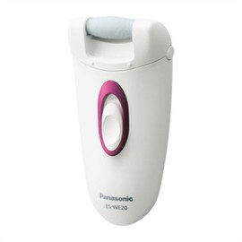 Panasonic ES-WE20-P Electric Exfoliating Remover, Exfoliating Clear, For Heel and Feet Use, Pink