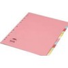 Concord Punched Pocket Subject Dividers Extra Wide 12-Part A4 Assorted