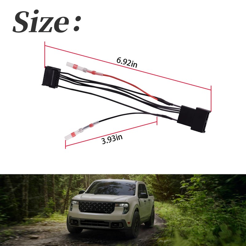 XYgdhqpt 12V Outputs Mirror Harness Compatible with 2022 2023 2024