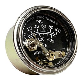 Murphy by Enovation Controls 20P7-100, 2" Pressure Swichgage w/Lockout, 0-100 psi (05703207)