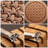 Leather Stamping Tools ，Armor Pattern Leather Craft Stamping Tool with