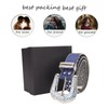 OCTBERSIEG Men Women Rhinestone Belt Bling Western Studded Leather Belts