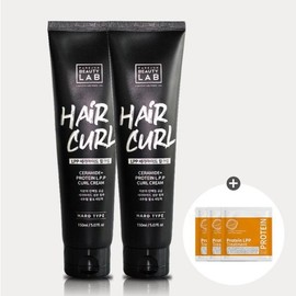 CJ Exclusive LPP Ceramide Hair Hard Curl Cream 150ml x2 (+3 LPP Treatment Sachets) / CJ단독 LPP 세라마이드 헤어 하드 컬크림 150ml x2 (+LPP 트리트먼트 샤쉐 3개)