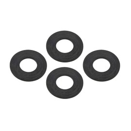 POSH FAITH Motorcycle Accessories Universal Rubber Washer Set, 4-Piece, Inner Diameter 10mm (Outer Diameter 22mm x Thickness 1mm) 100412