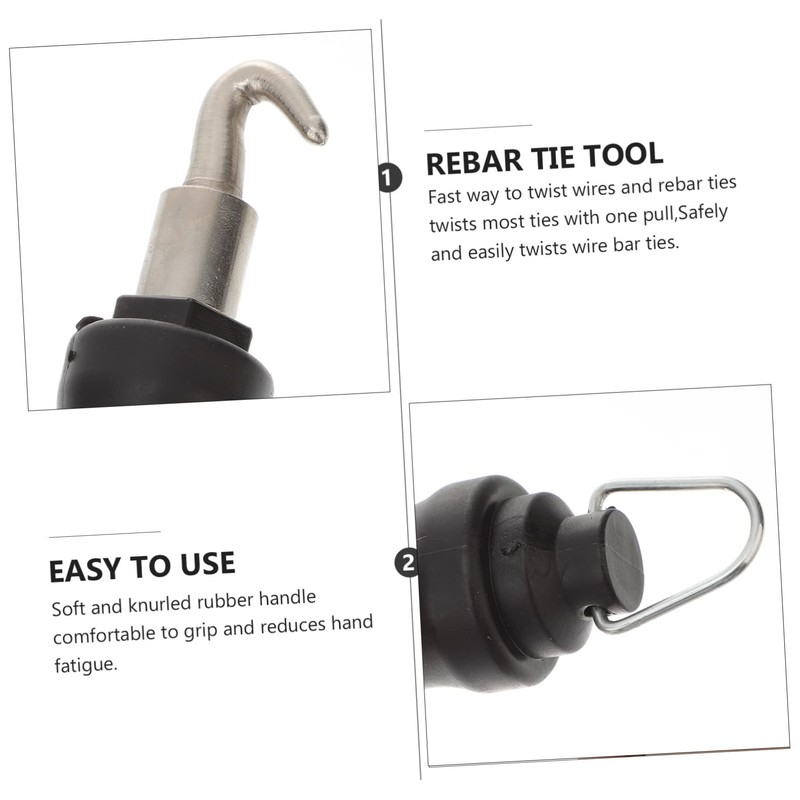 LALAFINA 2pcs Automatic Wire Twisting Tool Non Slip Handle Durable