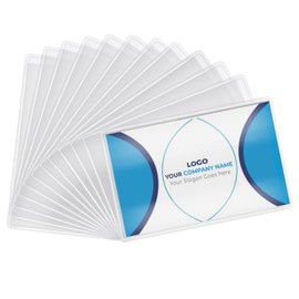 12 Pack Social Security Card Protector, Transparent PVC Waterproof Card Protectors, Suitable for Business/ID/Credit Card Protector Sleeves