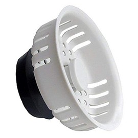 LASCO 03-1301 Abs Replacement Basket Strainer for Kitchen Sink Strainers, 1.5", White