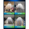 Craftersmark LED Garage Lights - 250W Ceiling LED with 8
