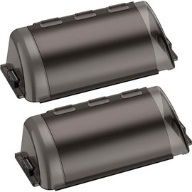 BYEWIRE Ventilation Air Vent Deflector - Magnetic and Adjustable 10-14 Inches for Floor Vents, Home, sidewall, Office or Ceiling Registers (2pcs)