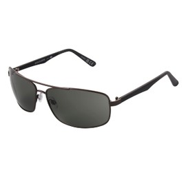 Dockers Men's Alpha Sunglasses Navigator, Gunmetal, 65 mm