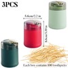 Orrdiffi Creative Automatic Toothpick Dispenser Toothpick Dispenser, Automatic Pop-Up Toothpick