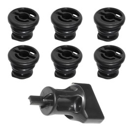 GisWell Oil Drain Plug Set of 6 Oil Drain Plug with Various Models for Volkswagen 1.8L 2.0L Petrol Engines 06L103801