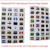 Taicols 384 Pcs World Flags Stickers, 192 Countries Waterproof PVC