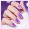 OpenLive 16.5ml Glitter Nail Polish, Shine Glitter Quick Dry, Natural