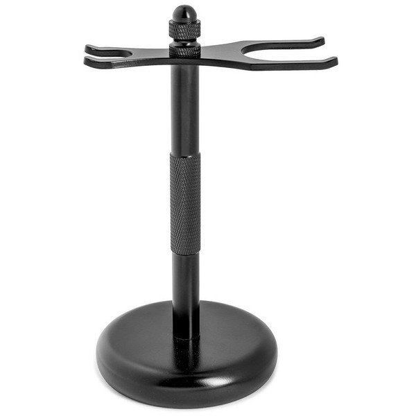 Fendrihan Black Anodized Safety Razor Stand to Prolong the Life of Your Shaving Brush