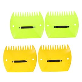 Operitacx 2 Paare Blattsammlung Rake Gartengeräte aus Blattgreifer Laubschaufel für den Garten greifend Rasenlaubrechen Blattschaufeln Handrechen Rasenwerkzeuge Handrechen für den Garten pp