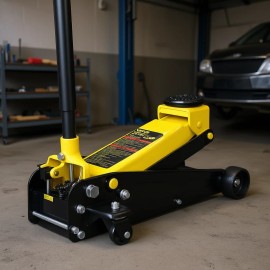 3 Ton Steel Hydraulic Floor Jack 12 In Min Height Car Jack Single PistonNumber of Hydraulic Cylinder: Single Cylinder, Load Capacity: 3 T