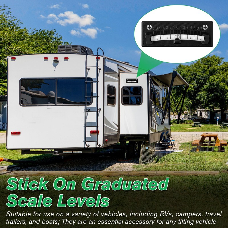HooLing RV Level Bubble, Graduated Scale Levels for Precision Leveling,