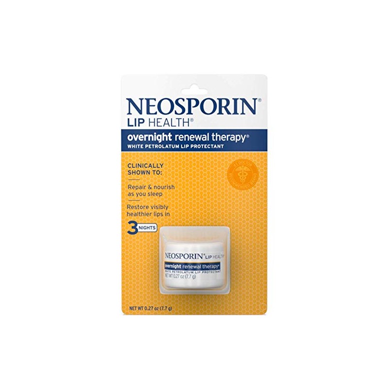 Neosporin Lip Health Overnight Renewal Therapy 0.27 oz (Pack of