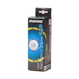 DONIC Ball P40+ *** Pack of 3 White