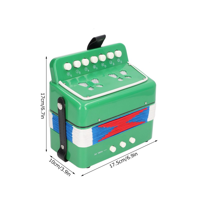 Kids 10 Keys Accordion Children Accordion Musical Instrument Educational Toy