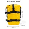 Vechkom Motorcycle Saddlebags 100% Waterproof Travel Luggage - 8L Crash