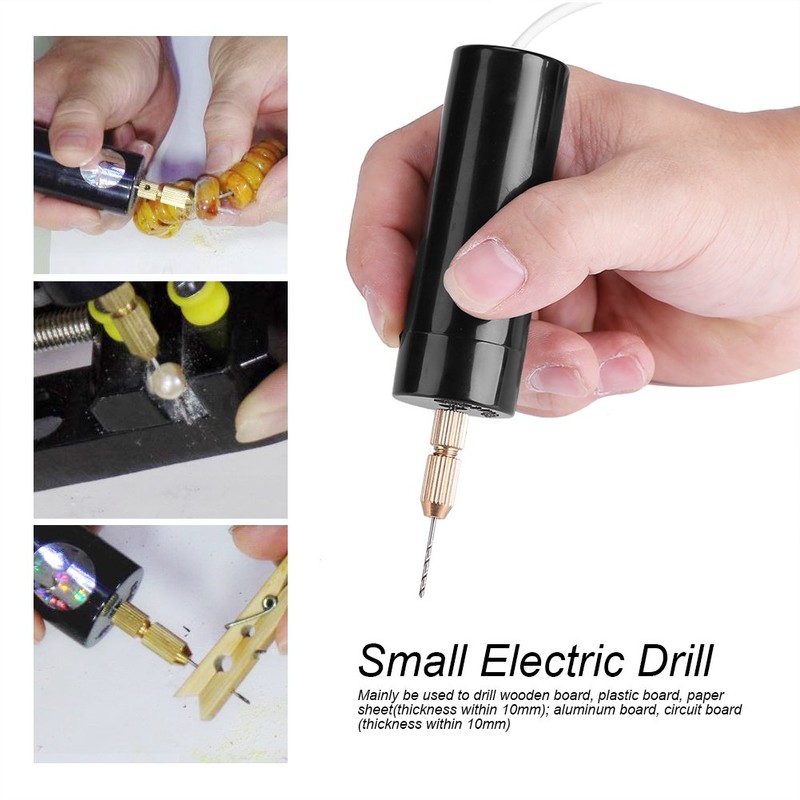 DC 5 V Portable Electric Drills Handheld USB Drill with