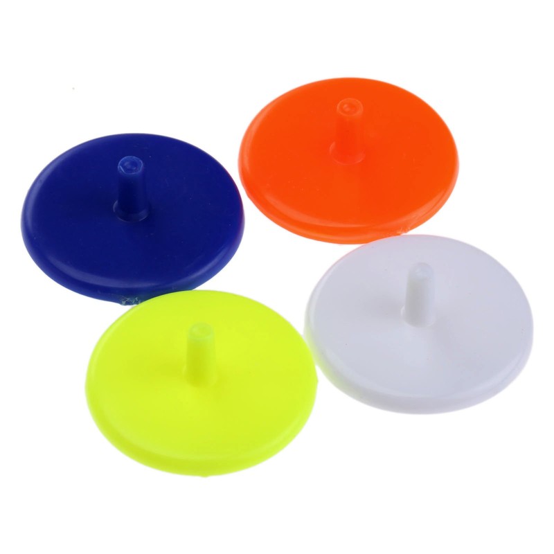 100 Pcs Golf Ball Tees Position Marker Round Cross Plastic