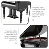Jenngaoo Miniature Piano Model, Black Piano Musical Instrument Model Wooden