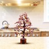 FASHIONZAADI Amethyst Bonsai Money Tree Feng Shui Crystal Gemstone Trees