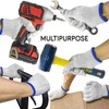 White Safety Work Glove Knitted Cotton Heavy Duty Gardening Factory