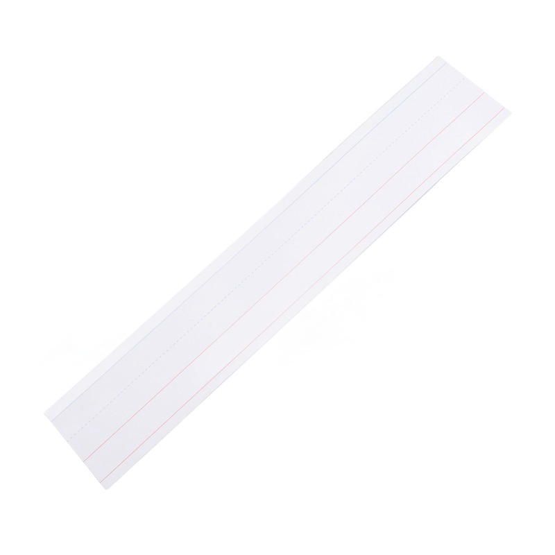 50pcs Dry Erase Sentence Strips Reusable White Lined Writing Sentence
