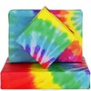 Bolsome Colorful Tie Dye Wrapping Paper Rainbow Gift Wrap Paper